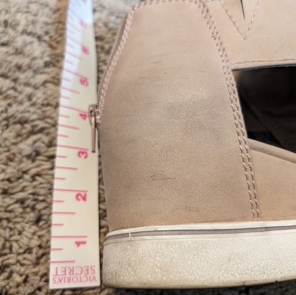 Slip-on Platform Close-toe wedges Zipper back SZ 9 - Picture 10 of 11